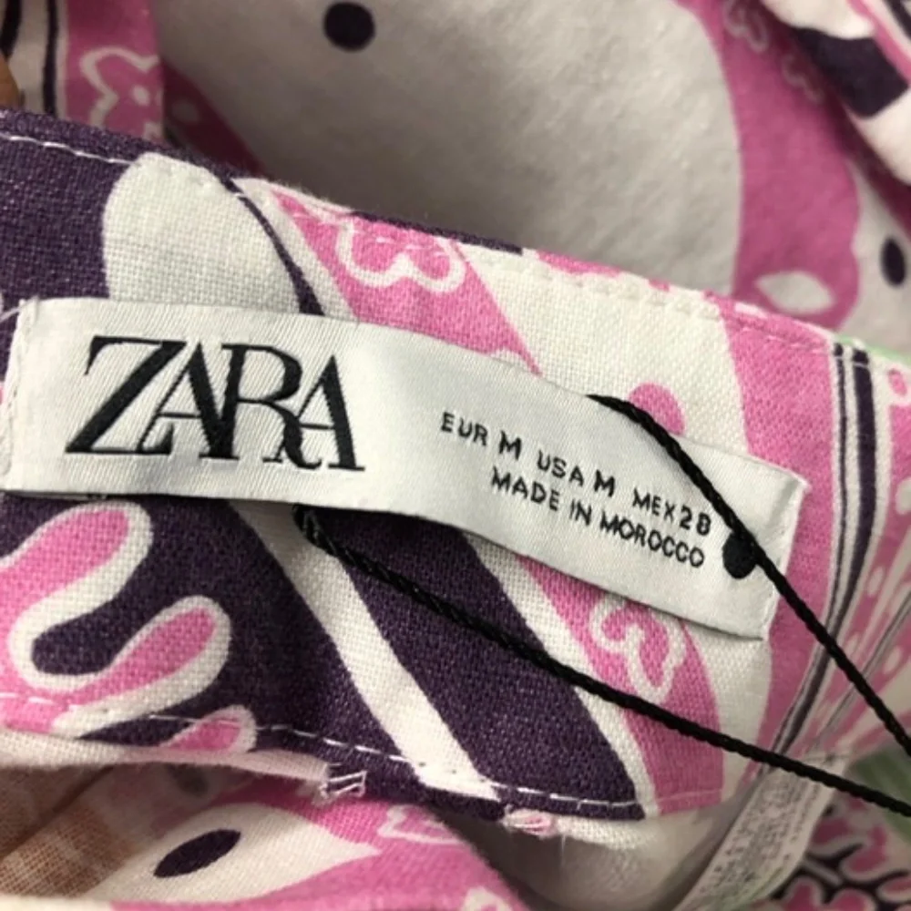 ZARA Cotton Linen Gorgeous Summer Pants, M, NWT